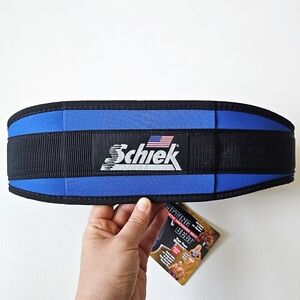 Schiek Lifting Belt Medium Royal Blue Made in USA 2004 NWT Weightlifting